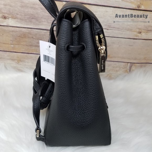 Kate Spade Medium Flap Backpack Leila Black New main image 5